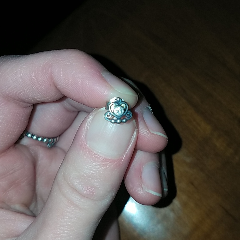 My Princess Pandora earrings